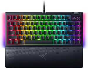 Razer BlackWidow V4 75% - Hot-swappable Mechanical Gaming Keyboard - US Layout (PC)