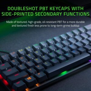 Razer Huntsman Mini - 60% Optical Gaming Keyboard - Clicky Purple Switch (PC) - Image 3