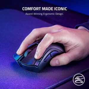 Razer DeathAdder V2 X HyperSpeed - Wireless Ergonomic Gaming Mouse (PC) - Image 2