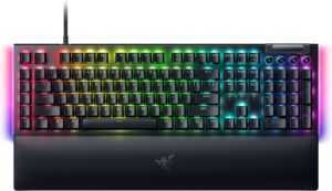 Razer BlackWidow V4 - Mechanical Gaming Keyboard - Yellow Switch - US Layout (PC)