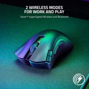 Razer DeathAdder V2 X HyperSpeed - Wireless Ergonomic Gaming Mouse (PC) - Image 3