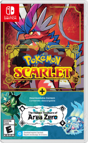 Pokemon Scarlet + The Hidden Treasure of Area Zero DLC Bundle (Nintendo Switch)