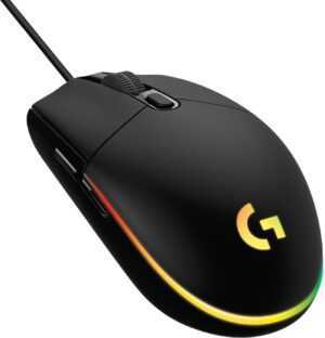 Logitech G203 LIGHTSYNC Wired Gaming Mouse - Black (PC/Mac)