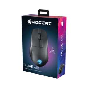 Roccat Pure Air Wireless Ergonomic RGB Gaming Mouse - Black (PC) - Image 10