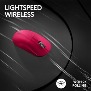 Logitech G PRO X Superlight 2 Lightspeed Wireless Gaming Mouse - Magenta (PC) - Image 6