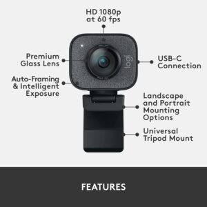 Logitech Stream Cam - Graphite (PC) - Image 6