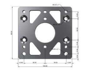 MOZA Racing Universal Base Mount Adapter (PC) - Image 2