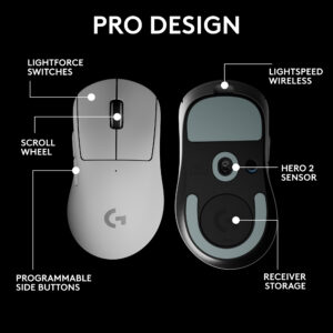 Logitech G PRO X Superlight 2 DEX Lightspeed Wireless Gaming Mouse - White (PC) - Image 8