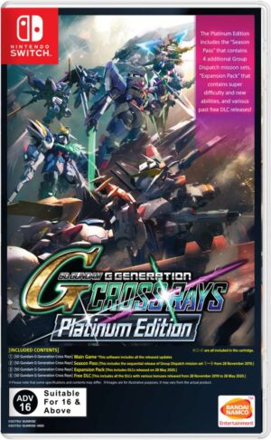 SD Gundam G Generation Cross Rays - Platinum Edition (Nintendo Switch)