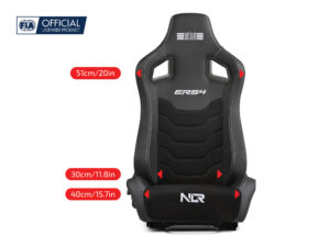 Next Level Racing ERS4 Elite Reclining Seat - PU Leather & Suede Edition - Image 8